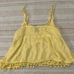 Forever 21  Yellow Boho Crop Tank Photo 1