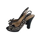 Kate Spade Vintage y2k Brown Cream Calf Hair Slingbacks Heels Size 6 Photo 3