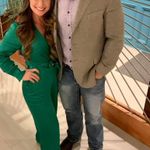 Adelyn Rae Elegant Green Jumpsuit Photo 3