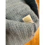 Garnet Hill  Turtleneck Sweater Size XS Relaxed  Blue Lambs wool Angora Photo 3