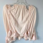 Briony Marsh Blush Pink Tassel Top Size 10 Size M Photo 2