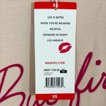 Wildfox NWT  But First, Cocktails Pink Sweatshirt Size XS Photo 4