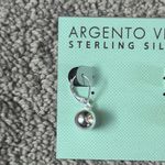 Argento Vivo Sterling Silver Earrings Minimalist Design Photo 1