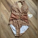 Grace Karin 🐅 Women's Halter Tummy Control Swimsuit Leopard-2XL Photo 1