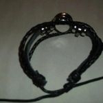 GenderFluid Gender Fluid Pride Flag Bracelet Black Photo 1