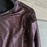 AQUA  metallic long sleeve top Photo 2