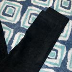 Lulus Watch Me Work Black Faux Suede Motto Leggings Size XS Photo 3