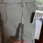 Artisan NY NWT  Black White Gingham Shorts Size 4 Photo 1