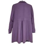 J.Crew Classic Lady Day Coat Italian Double Cloth Wool Eggplant Women’s Size 10 Photo 1