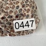 Y2K Deb Mini Skirt Womens Large Boho Chic Cottagecore Vintage Floral Ruffled Tan Photo 6