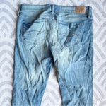 Abercrombie & Fitch Women’s Mid Rise Light Wash Skinny Fit Blue Denim Jeans 8R Photo 5