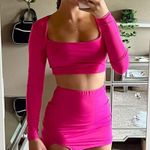 SheIn Pink Matching Skirt Set Photo 2