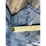 Judy Blue Distressed Denim Shorts Frayed Hem Ripped Blue Jean Cutoffs Size Large Photo 5