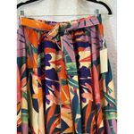 Nwt Moon Orchid Tropical Colors Stretch Waist Bow Women'S M Colorful Maxi Skirt Size 8 Photo 6