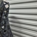 Jennifer Lopez Top Women Small Multicolor Long Sleeve Cut Out Blouse Sweater Photo 3