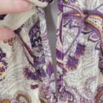 NWT Band of the Free Paisley Maxi Dress Tier Summer Vacation Resort Cruise Sz S Purple Photo 8