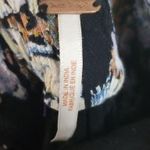 Free People  Washed Ashore Tassel Tie Black Floral Mini Dress Size XS Photo 3