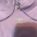 Adidas  Lilac Hoodie with White Accents Photo 3