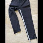 Soft Surroundings ‎ Touch of Lace Black Ankle Jeans Pants Size 10 Photo 3