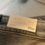 Maurice's  Distressed Faded Raw Hem "Vintage" Denim Skirt NWT Photo 4