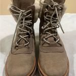 Timberland Women's LIGHT Brown Lace Up Fur Boots Photo 2