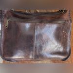 Patricia Nash Vintage Italian Leather Tooled Boho Fringe Crossbody Bag festival Photo 3