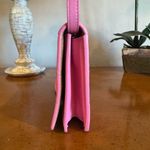 Bottega Veneta Pink Leather Crossbody Bag Suede Lining Snap Closure Photo 2