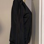 Adidas  Size Medium Tracksuit Sweater Black and Black Stripes Striped Jacket Photo 4