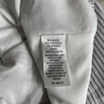 ALICE HOPE Blazer Jacket Womens Medium White Blue Stripe Nautical Pockets Lined Photo 6