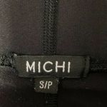 MICHI Womens Leggings Small Black Nylon Psyche Mesh Goth Yoga Gym Athleisure Photo 3