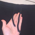 Zoey & Beth Black Pull On Comfy Lounging Capri Leggings Photo 3