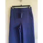 Isaac Mizrahi  New York Navy Blue Elastic Waist Pull On Pants Women Small NEW NWT Photo 1