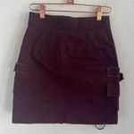 Carmar Maroon Utility Cargo Skirt Buckles 4 Photo 1