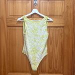 Aerie  Size Large Green Tie Dye Body Suit Photo 1