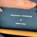 Universal Standard  Peachy Terry Side Zip Pullover Teal Sz‎ M (US XXL) Sweatshirt Photo 9