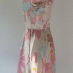NWOT Valentino silk pink floral dress Photo 7