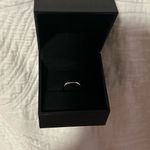 Zales Ring 4.0mm Engravable Low Dome Comfort-Fit Wedding Band in 10K White Gold  Photo 2