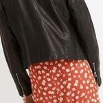 Madewell NEW‎  washed Leather Motorcycle Jacket, size M Photo 1