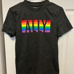 Grey short sleeve pride ally shirt in xs Photo 0
