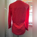 Rag and Bone  Debbie red long sleeve top Photo 1