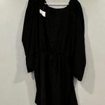 City Chic Whirlpool Long Sleeve Mini Dress Black 12 Photo 5