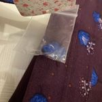 Free People  Purple Printed Tegan Choker Mini Dress, NWT Photo 6