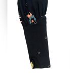 Free People Sunshadows Slit Sleeve Mini Dress Black Floral Long Sleeve Womens 4 Photo 4