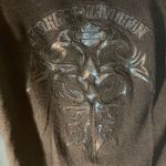 Harley Davidson Size Small women’s sweater with Hoodie Black Photo 5