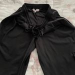 Nanette Lepore black pull on drawstrings knee pocket joggers cargo pants size XS Photo 6