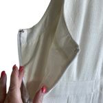 Liz Claiborne Women Shift Dress 12 Ivory Gold Tone Chain Waist Career Cocktail Photo 9