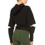 Alo Yoga  Peak Hoodie Sweatshirt Black Small Photo 1
