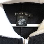 Fleece Silver Lilly Zip Front Panda Dress or Long Hoodie Lounge Festivals NEW XL Black Photo 4