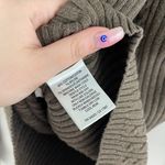 Old Navy Y2K Brown V Neck Bella Swan Elena Gilbert Fitted Stretch Sweater Hoodie Photo 6