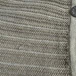 Anthropologie Linen Blend Striped Cardigan XS Gold Beige Metallic Puff Sleeves Photo 6